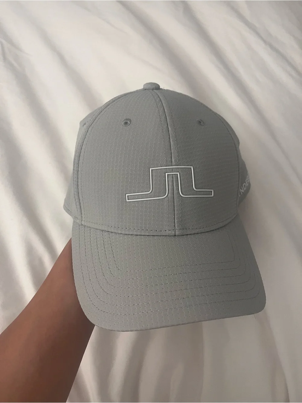 J.Lindeberg Grey Performance Logo Golf Cap